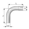 DINEX 91129 Exhaust Pipe, universal